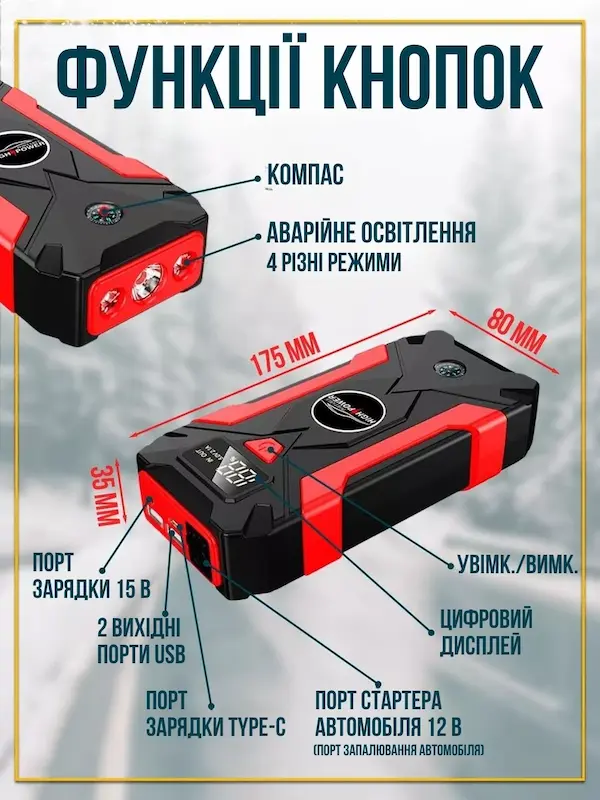 Характеристики бустера